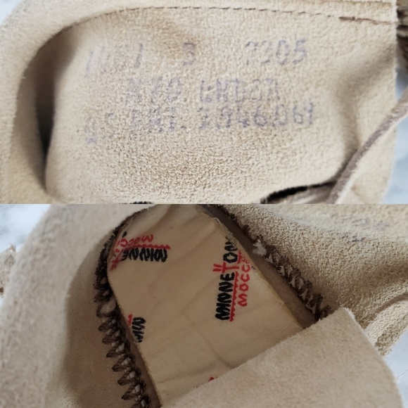 Minnetonka Fringe Baby Bootie Tan - Picture 7 of 13